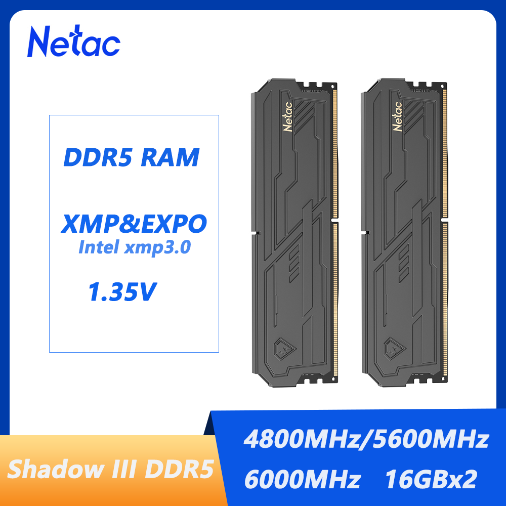 Netac DDR5 Ram Shadow III 4800 - огляд і ціна Ddr5 16Gb 6000Mhz