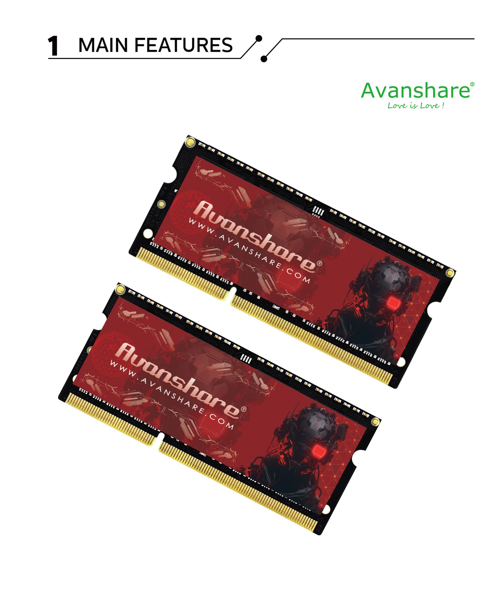 Avanshare Ram Memory DDR5 DDR4 - огляд і ціна Ddr5 32Gb