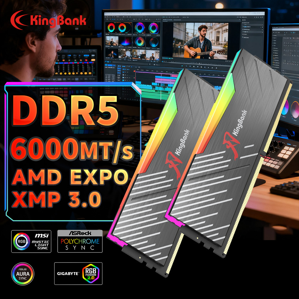 KingBank KRRB DDR5 RGB 16GB /1 - огляд і ціна Ddr5 6000Mhz
